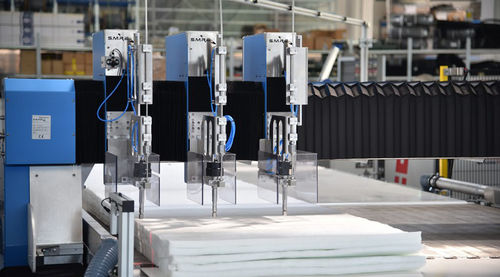 Tête de découpe au jet d'eau - SolarEdge Automation Machines S.p.A. - pour textiles