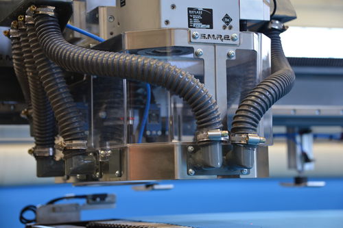 Plotter de découpe pour tissus - SM-325-TA - SolarEdge Automation Machines S.p.A. - pour PVC / CNC / avec convoyeur