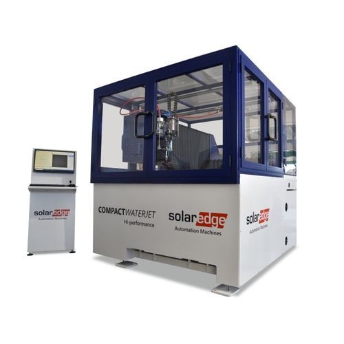 Machine de découpe au jet d'eau abrasif - SolarEdge Automation Machines S.p.A. - au jet d'eau non chargé / compacte