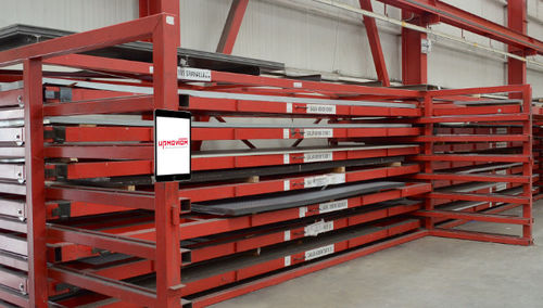 Système de rack pour entrepôt de stockage - CH - Upmoviom Storage Systems - à étagères / modulaire / pour tôles métalliques