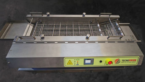 Friteuse industrielle en continu - FRYE  - Tecnofryer - de fruits / à convoyeur / en inox