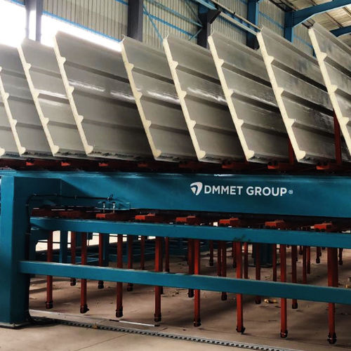 Ligne de production pour panneaux muraux décoratifs - DM18 - DMMET GROUP - de tôle / pour panneau expansé / de panneaux sandwich