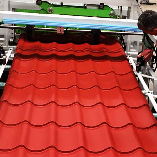 Ligne de production de profilés - DMMET GROUP - de tôle / de pièces en métal / de tuiles ondulées en PVC
