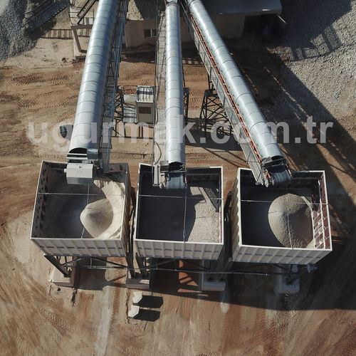 Trémie de stockage - USB series - Uğurmak Crushing and Screening Plants - pour béton / à sable / pour équipements miniers