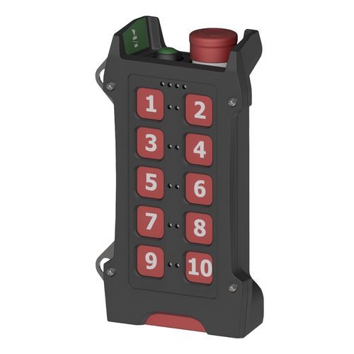 Télécommande à 10 boutons - Push A-E-F-O - E-CHRONOS - radio / à boutons / pour palan