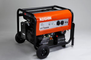 Groupe électrogène essence - GV-7000S - KOSHIN LTD - triphasé / refroidi par air / industriel