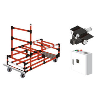 AGV de transfert - CarryBee Kit - Aichikikai techno system co.,ltd. - pour entrepôt / pour l'automobile / électrique