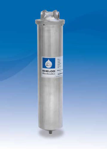 Carter de filtre monocartouche - FLD series - Shelco Filters - pour air comprimé / en acier inoxydable