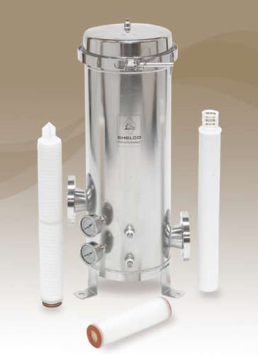Carter de filtre multicartouche - MicroVantage HPI series - Shelco Filters - pour liquide / en acier inoxydable / sanitaire