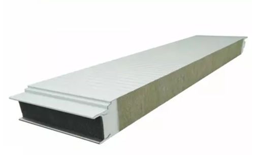 Panneau sandwich âme en laine de roche - BRDECO - face en acier / mur / thermique
