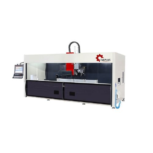 Fraiseuse CNC 4 axes - Fabplus - verticale / pour PVC / pour aluminium