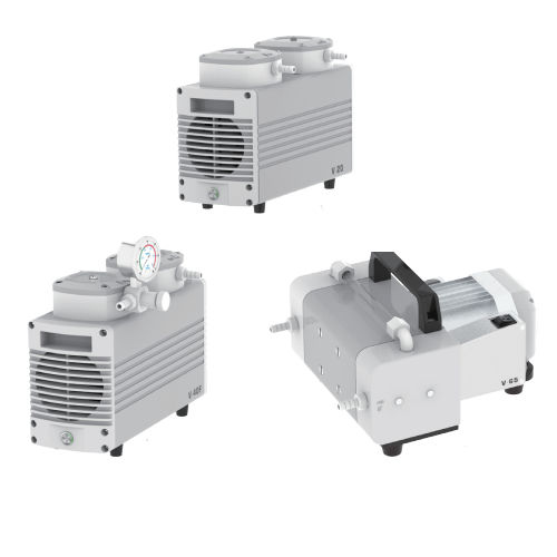 Pompe à vide à membrane - RV series - SHANGHAI BLUEPARD INSTRUMENTS CO.,LTD - lubrifiée / bi-étagée / de gaz