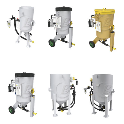 Sableuse manuelle - TB-4012P - Tongbao Surface Processing Equipment - à pression / mobile / pour traitement de surface