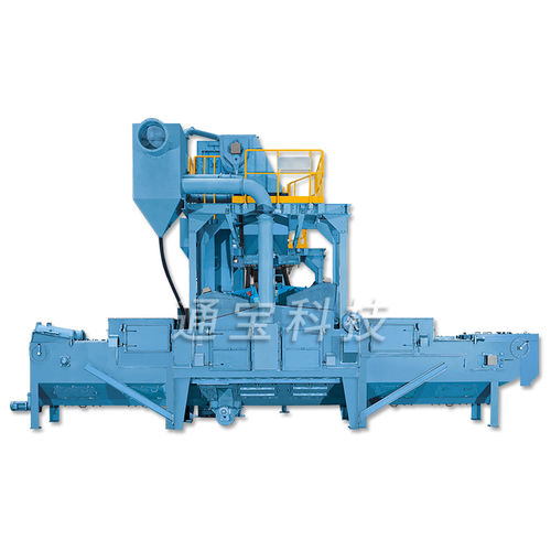 Grenailleuse à convoyeur à rouleaux - TB-CA450 - Tongbao Surface Processing Equipment - pour profilés / pour tubes / pour tuyaux