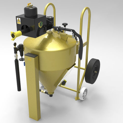 Sableuse automatique - TB-DB500 - Tongbao Surface Processing Equipment - à pression / mobile / pour traitement de surface