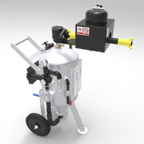 Sableuse automatique - TB-DB225 - Tongbao Surface Processing Equipment - à pression / mobile / pour traitement de surface