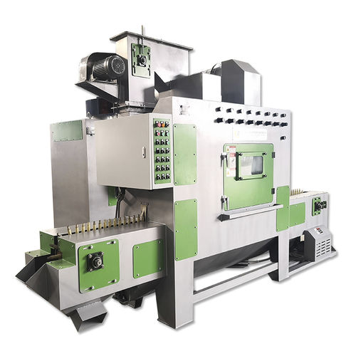 Sableuse automatique - TB-SC100A - Tongbao Surface Processing Equipment - à dépression / pour traitement de surface / avec convoyeur à bande
