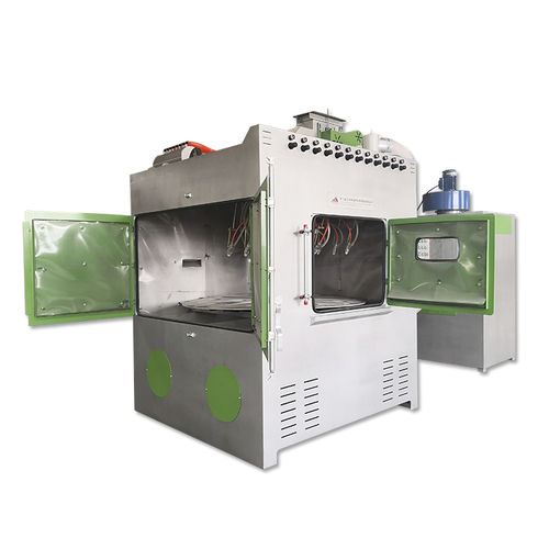 Sableuse automatique - TB-SAF2000-FTA - Tongbao Surface Processing Equipment - à dépression / à table tournante / pour traitement de surface
