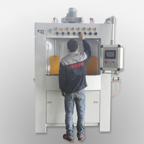 Sableuse automatique - TB-NT1419-8W - Tongbao Surface Processing Equipment - à dépression / à table tournante / pour traitement de surface