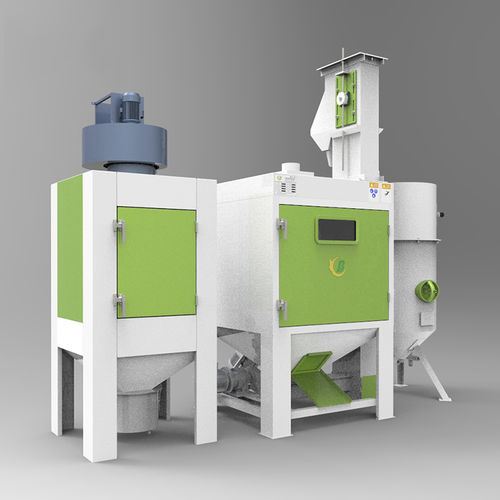 Sableuse automatique - TB-NR1111-2P - Tongbao Surface Processing Equipment - à dépression / pour traitement de surface / à tambour