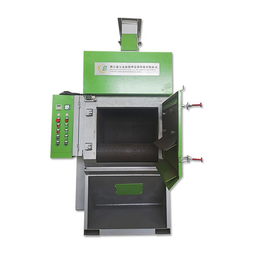 Grenailleuse à bande - TBQ324 - Tongbao Surface Processing Equipment - à tambour rotatif / à turbine / pour métal