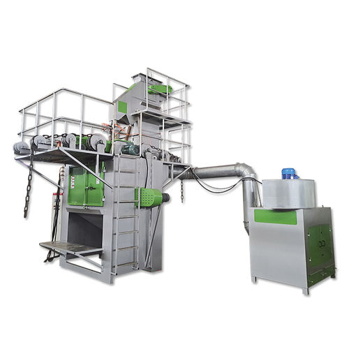 Grenailleuse à convoyeur aérien - TB-SQ236-2P - Tongbao Surface Processing Equipment - pour chaîne / continue / automatique
