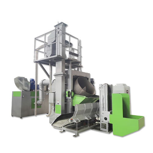 Grenailleuse à tambour rotatif - TBTS 300 - Tongbao Surface Processing Equipment - à turbine / pour ressorts / pour produits en vrac