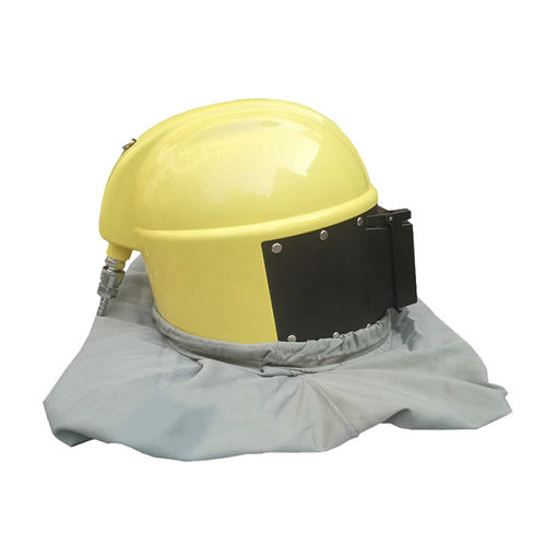 Casque de sableur - TBTS-1B - Tongbao Surface Processing Equipment - ABS / avec visière / léger