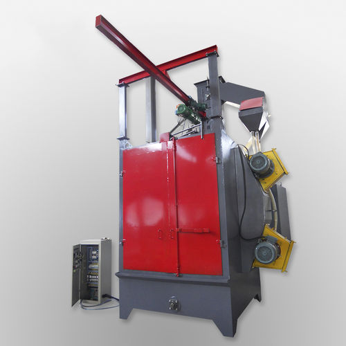 Grenailleuse à crochet - TB-Q375-A - Tongbao Surface Processing Equipment - à 2 turbines / pour vérin / pour jantes