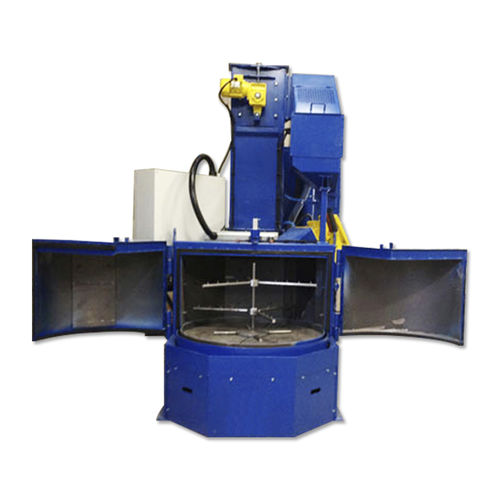Grenailleuse à table tournante - TB-RT650 - Tongbao Surface Processing Equipment - à turbine / pour métal / pour produits en vrac