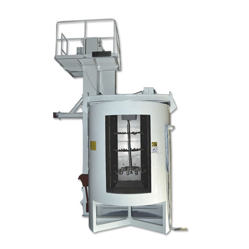 Grenailleuse à table tournante - TB-RH1512-2 - Tongbao Surface Processing Equipment - à crochet / à turbine / pour métal