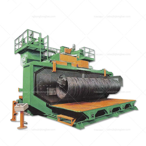 Grenailleuse à charge suspendue - Tongbao Surface Processing Equipment - à turbine / pour fils / pour nettoyage de surface
