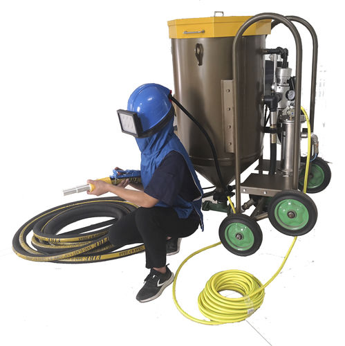 Sableuse automatique - TB-C150L/200L/300L - Tongbao Surface Processing Equipment - à pression / mobile / pour traitement de surface