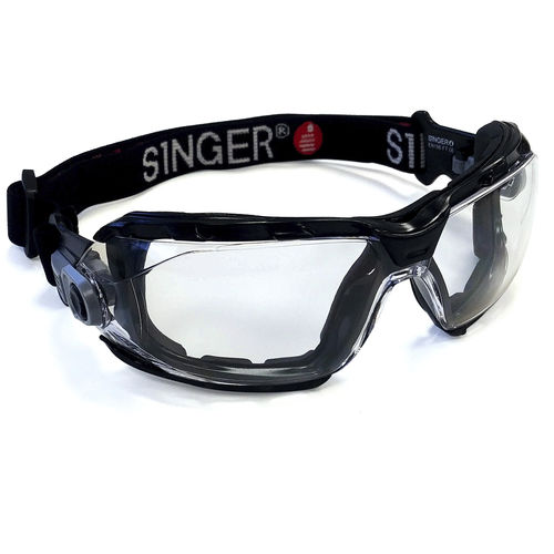 Lunettes de protection en polycarbonate - EVALASTE - SINGER Frères - en mousse / avec traitement antirayures / avec traitement antibuée