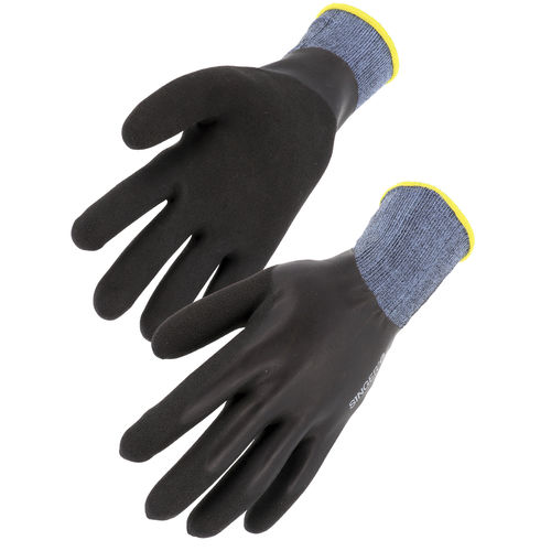 Gant de sécurité de protection mécanique - LAT157 - SINGER Frères - en latex / en polyamide / EN 388