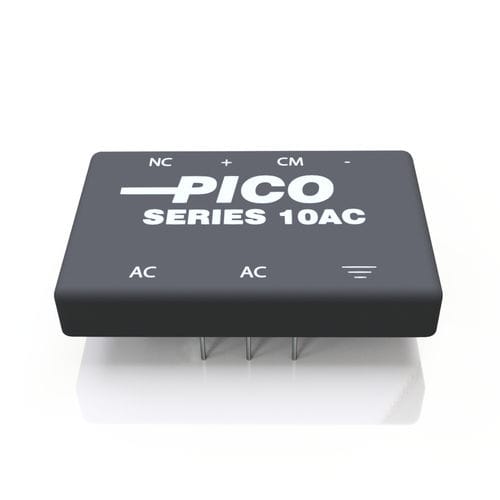 Alimentation électrique encapsulée - 10AC Series - Pico Electronics - AC/DC / à sortie simple / régulée