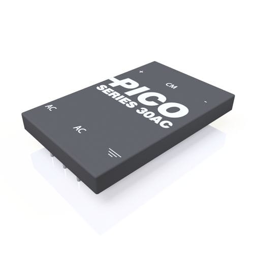 Alimentation électrique encapsulée - 30AC series - Pico Electronics - AC/DC / régulée / à deux sorties