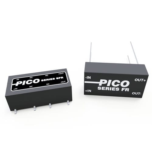 Convertisseur DC/DC régulé - FR & SFR Series - Pico Electronics - isolé / SMD / encapsulé