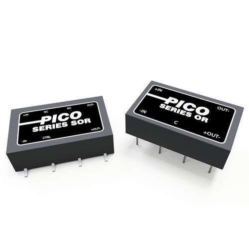 Convertisseur DC/DC régulé - OR & SOR Series - Pico Electronics - isolé / SMD / encapsulé