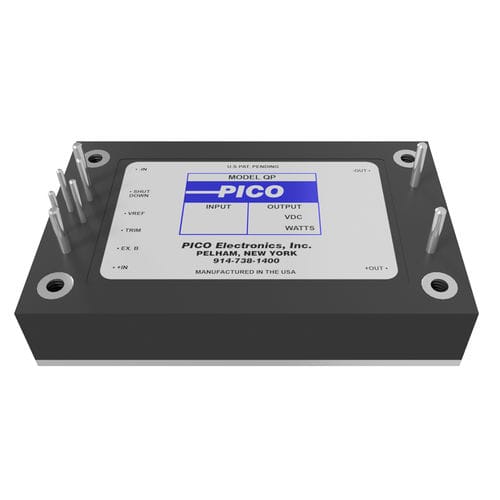 Module convertisseur DC/DC régulé - QP Series - Pico Electronics - plage de tension d'entrée 2:1 / isolé / encapsulé