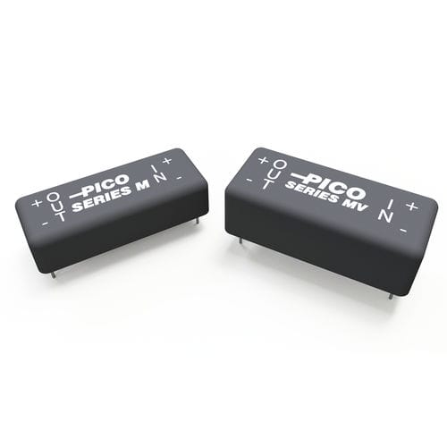 Convertisseur DC/DC non régulé - M & MV Series - Pico Electronics - isolé / encapsulé / industriel