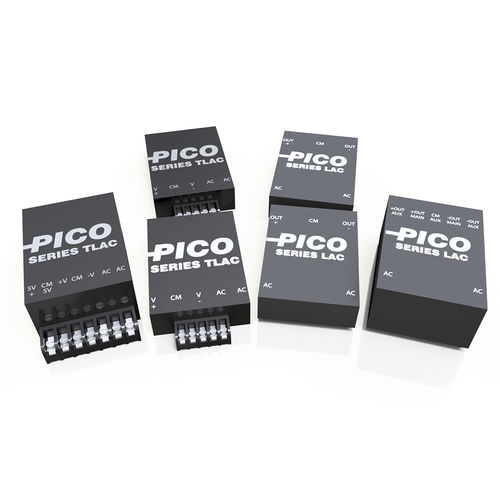 Alimentation électrique encapsulée - LAC series - Pico Electronics - AC/DC / régulée / à deux sorties