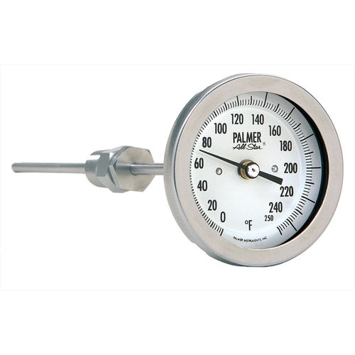 Thermomètre bimétallique - 3BCJ60/250F - Palmer Wahl Instruments, Inc. - à cadran / durci