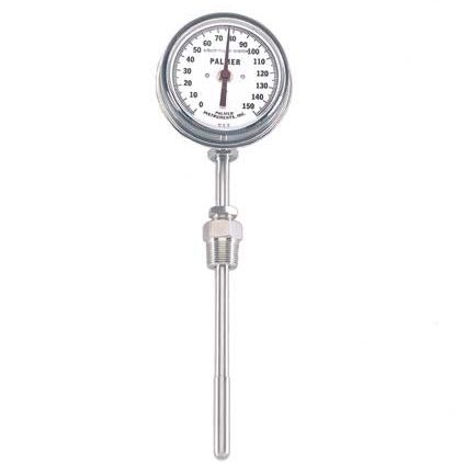 Thermomètre à dilatation de liquide - 950 series - Palmer Wahl Instruments, Inc. - à cadran / pour HVAC / en acier inoxydable
