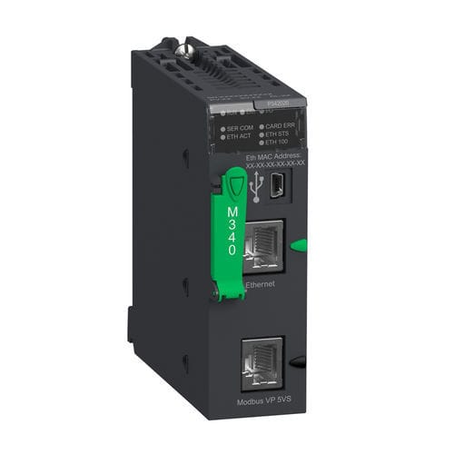 Contrôleur d'automatisme programmable intégré - BMXP342020 - Schneider Electric - box / entrées analogiques / sorties analogiques