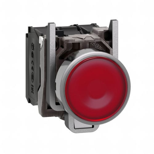 Bouton poussoir à ressort - XB4BW34B5 - Schneider Electric - pour environnements sévères / IP67 / IP69K
