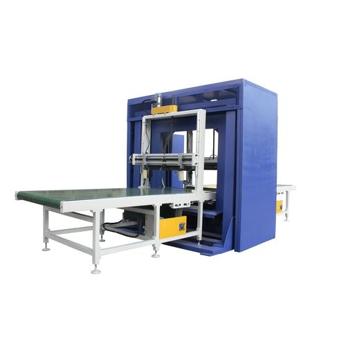 Banderoleuse horizontale - E1800 - Shanghai Fhope machinery co.,ltd - automatique / pour porte / de plaques