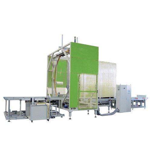 Banderoleuse orbitale - E2400 - Shanghai Fhope machinery co.,ltd - automatique / de plaques / à film étirable