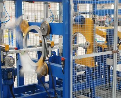 Banderoleuse horizontale - Shanghai Fhope machinery co.,ltd - automatique / de profilés / à film étirable