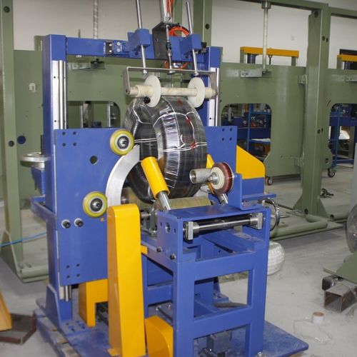 Banderoleuse avec couronne tournante - Shanghai Fhope machinery co.,ltd - automatique / de bobine / pour tuyau flexible